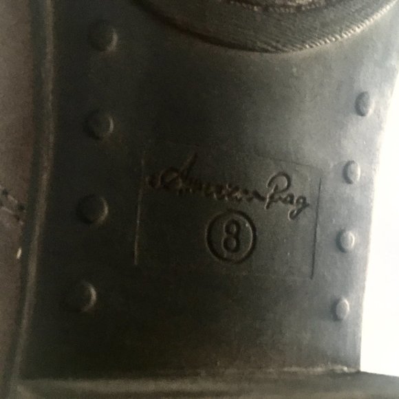 American Rag Chocolate Brown Zipper Ankle Boot - Picture 6 of 6